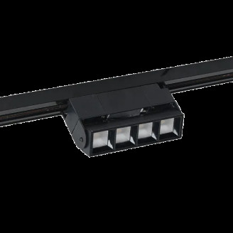 Spot, LED, pentru, sina, electrica, 2, linii, 230V, TL29, ZFLD, Negru, 12W, 960, lm, Lumina, neutra, 4000K, IP20, Elmark, 93ZFLD1240/BL - imaginea produsului 93ZFLD1240/BL din categoria Iluminat pe sina electrica