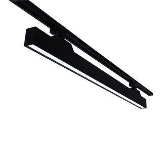 Spot, LED, pentru, sina, electrica, 4, linii, 230V, T30, Negru, 24W, 2400, lm, Lumina, calda, CCT, 3000/4000/5700, IP40, Elmark, 93T304L24CCT/BL - imaginea produsului 93T304L24CCT/BL din categoria Iluminat pe sina electrica