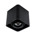Spot, Negru, Patrat, Aplicat, 1 X GU10, 230V, 108x108x100, IP20, Elmark, 92DL044S1/BL