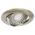 Spot, Nichel Satinat, Rotund, Orientabil, 1 X GU5.3, 12V, 81 mm, IP20, Ultralux, LVPMR16SNN