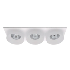 Spot, SA-45/3, Alb, Patrat, Incastrat, 3 X GU5.3, 12V, 275x95x45, IP20, Elmark, 92045S3/WHFR