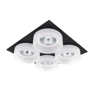 Spot, SA-45/4, Alb, Patrat, Incastrat, 4 X GU5.3, 12V, 180x180x45, IP20, Elmark, 92045S4/BLFR Spot, SA-45/4, Alb, Patrat, Incastrat, 4 X GU5.3, 12V, 180x180x45, IP20, Elmark, 92045S4/BLFR