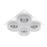 Spot, SA-45/4, Alb, Patrat, Incastrat, 4 X GU5.3, 12V, 180x180x45, IP20, Elmark, 92045S4/WHFR Spot, SA-45/4, Alb, Patrat, Incastrat, 4 X GU5.3, 12V, 180x180x45, IP20, Elmark, 92045S4/WHFR