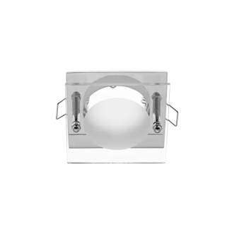 Spot, SA-712, Crom, Patrat, Incastrat, 1 X GU5.3, 12V, 78x78x25, IP20, Elmark, 92712/CH