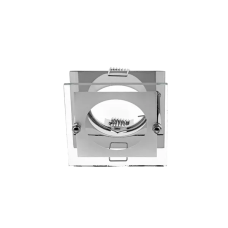 Spot, SA-712H, Crom, Patrat, Incastrat, 1 X GU5.3, 12V, 78x78x25, IP20, Elmark, 92712H/CH