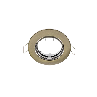 Spot, SA-90, Auriu Antic, Rotund, Incastrat, 1 X GU5.3, 12V, 82 mm, IP20, Elmark, 9290/AB - imaginea produsului 9290/AB din categoria Spoturi