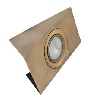 Spot, SIM-155, Auriu Antic, Dreptunghi, Aplicat, 1 X G4, 12V, 132 mm, IP20, Elmark, 92155/AB