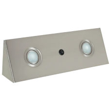 Spot, SIM-1552K, Nichel Satinat, Dreptunghi, Incastrat, 2 X G4, 12V, 450 mm, IP20, Elmark, 921552K/SN