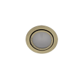 Spot, SIM-5, Auriu Antic, Rotund, Incastrat, 1 X G4, 12V, 73 mm, IP20, Elmark, 9205/AB
