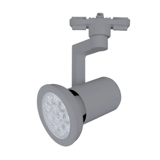 Spot, pentru, sina, electrica, 2, linii, 230V, Sky, TL809, 1, X, E27, Gri, IP40, Elmark, 93TL809/GR
