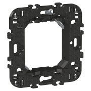 Suport, fixare, 2Module, negru, Schneider, Easy, Styl, LMR7062003