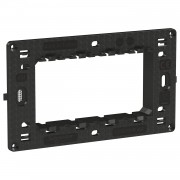 Suport, fixare, 4, Module, negru, Schneider, Easy, Styl, LMR7064003