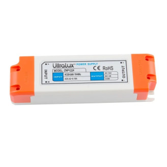 Transformator, banda, LED, 24W, 12V, DC, mini, LED, IP20, Ultralux, ZNP1224 - imaginea produsului ZNP1224 din categoria Driver si controller