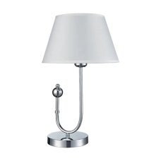 Veioza, Carmen, 1, X, E27, 230V, Alb/Krom, IP20, Elmark, 955CARMEN1T Veioza, Carmen, 1, X, E27, 230V, Alb/Krom, IP20, Elmark, 955CARMEN1T