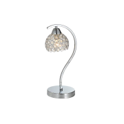 Veioza, Liza, 1, X, E14, 230V, Crom, IP20, Elmark, 955LIZA1T/CH