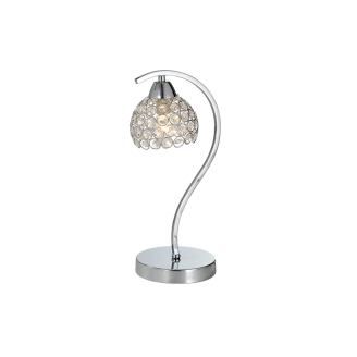 Veioza, Liza, 1, X, E14, 230V, Crom, IP20, Elmark, 955LIZA1T/CH - imaginea produsului 955LIZA1T/CH din categoria Veioze si lampi de birou