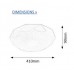 Plafoniera, Rego, Alba, 18W, 1260 lm, 230V, cu telecomanda CCT, 3000/4000/6500, LED integrat, D370 mm, Rotunda, IP40, Elmark, 95REGO18LED