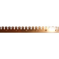 Busbar, 80A, Bipolar, 2P, 16mm², pas=9mm, MODUL-CONNECT