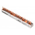 Busbar, 1x, dif., Tetrapolar, 4P, 1x, sig., aut., (3+N), 1x, (1+N), 10UH