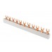 Busbar, 1x, dif., 4P, 1x, sig., aut., 3P, 2x, (1+N), 11UH, 10mm² Busbar, 1x, dif., 4P, 1x, sig., aut., 3P, 2x, (1+N), 11UH, 10mm²