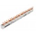 Busbar, 1x, dif., 4P, 1x, sig., aut., 3P, 2x, (1+N), 11UH, 10mm² Busbar, 1x, dif., 4P, 1x, sig., aut., 3P, 2x, (1+N), 11UH, 10mm²