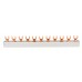 Busbar, 1x, dif., 4P, 1x, sig., aut., 3P, 2x, (1+N), 11UH, 10mm² Busbar, 1x, dif., 4P, 1x, sig., aut., 3P, 2x, (1+N), 11UH, 10mm²
