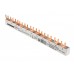 Busbar, 1x, dif., 4P, 1x, sig., aut., 3P, 2x, (1+N), 11UH, 10mm² Busbar, 1x, dif., 4P, 1x, sig., aut., 3P, 2x, (1+N), 11UH, 10mm²
