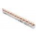 Busbar, 1x, dif., 4P, 4x, FN, 1UH, 10mm² Busbar, 1x, dif., 4P, 4x, FN, 1UH, 10mm²