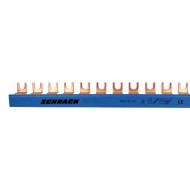 Busbar, cu, contacte, furca, 10mm²