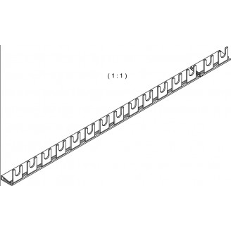 Busbar, cu, contacte, furca, 1P, 16mm²