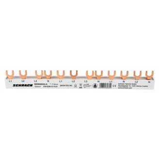Busbar, 1x, Într, dif, 4P, +, Într, aut, 1x, (3P+N), +, 2x, (1P+N), 12UH, 10mm²
