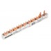 Busbar, 1xRCCB, 4P, 1xMCB, 3+N, 2xMCB, 1+N, 1m, 10M, 10mm² Busbar, 1xRCCB, 4P, 1xMCB, 3+N, 2xMCB, 1+N, 1m, 10M, 10mm²