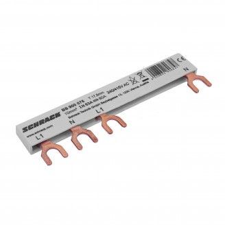 Busbar, 2, poli, L1, 1xRCCB, 4P, la, 1xRCBO, 1+N, 6, mod, 10mm² Busbar, 2, poli, L1, 1xRCCB, 4P, la, 1xRCBO, 1+N, 6, mod, 10mm²