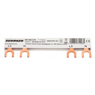 Busbar, 2, poli, L3, 1xRCCB, 4P, la, 1xRCBO, 1+N, 6, mod, 10mm² Busbar, 2, poli, L3, 1xRCCB, 4P, la, 1xRCBO, 1+N, 6, mod, 10mm²