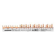Busbar, comp., furcă, 1xDif, 4P, 8xÎntr., Aut, 1+N, 12UH