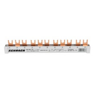Busbar, 17.8mm, 10mm², 3P, 11UH Busbar, 17.8mm, 10mm², 3P, 11UH