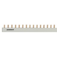 Busbar, cu, contacte, pini, 1P, 16mm², 1m