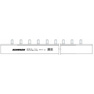 Busbar, de, alimentare, pentru, Arrow, S, pin, 3P, 35mm², pas=27mm, 1m