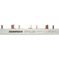 Busbar, de, alimentare, 3P, pini, 1m, 10mm², pas=17.8mm