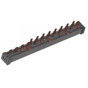 Busbar, pentru, diferențial, 4P, +, 8x1P+N, 12M