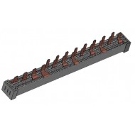 Busbar, pentru, diferențial, 4P, +, 8x1P+N, 12M
