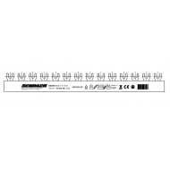 Busbar, 3P, 16mm², furca, 1m