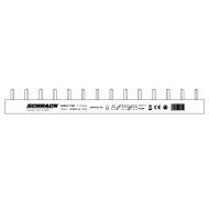 Busbar, 3P, 16mm², pin, 1m