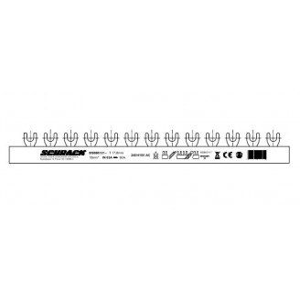 Busbar, 4P, L1/L2/L3/N, 10mm² Busbar, 4P, L1/L2/L3/N, 10mm²