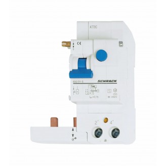 Bloc, protectie, diferentiala, clipsabila, Schrack, Tip S, AC, Bipolar, 2P, 63A, 100mA Bloc, protectie, diferentiala, clipsabila, Schrack, Tip S, AC, Bipolar, 2P, 63A, 100mA