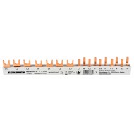 Busbar, 1xRCCB, 4P, 1, MCB, 3-pole, 5, MCB, 1+N/1MW, 12MW
