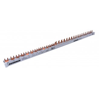 Busbar, 1xRCCB, 4P, 2xMCB, 4P, 18xMCB, 1+N/1MW, 30MW Busbar, 1xRCCB, 4P, 2xMCB, 4P, 18xMCB, 1+N/1MW, 30MW