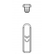 Capac, protecție, Busbar, 1P, 10-16mm²