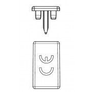 Capac, protecție, Busbar, 2P, 10mm² Capac, protecție, Busbar, 2P, 10mm²