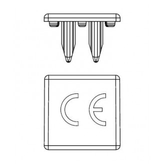 Capac, protecție, Busbar, 3P, 10mm²